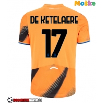 Moške Nogometnih dresov Atalanta Charles De Ketelaere #17 Tretji 2025-26 Kratki rokavi